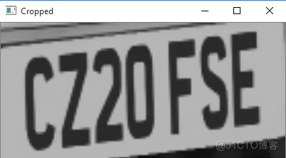 基於OpenCV 的車牌識別_車牌識別_07