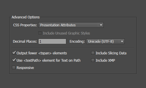 illustrator exporting