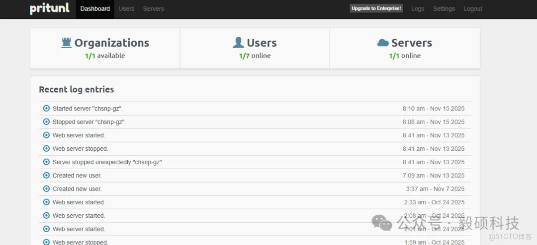 毅碩HPC | Pritunl + ECS + Frp 搭建遠程辦公VPN_pritunl_03