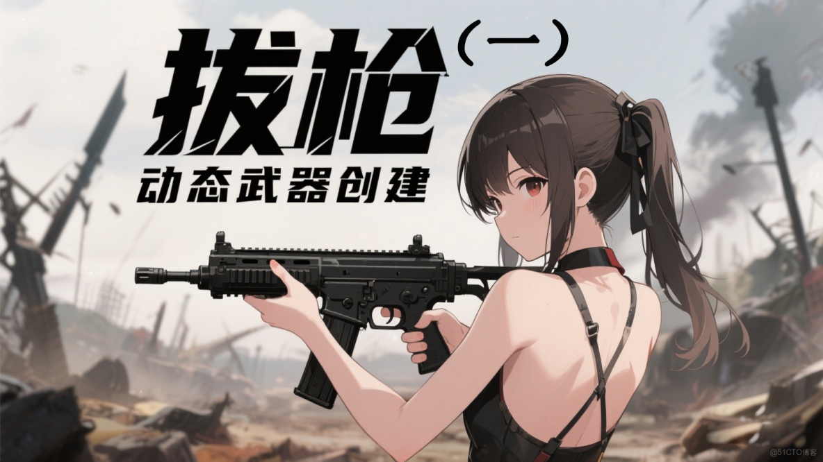 【Unity3D實例-功能-拔槍】角色拔槍（一）動態創建武器_遊戲開發