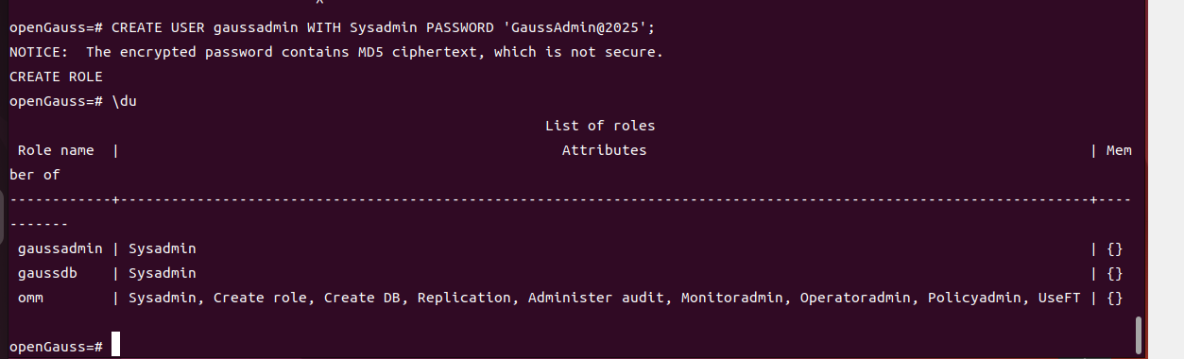 Ubuntu系統使用Docker安裝openGauss數據庫完整教程_數據庫_16
