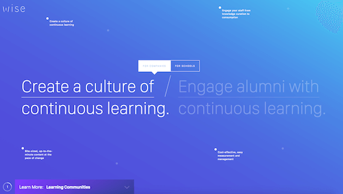 Screenshot from the Wise App’s site