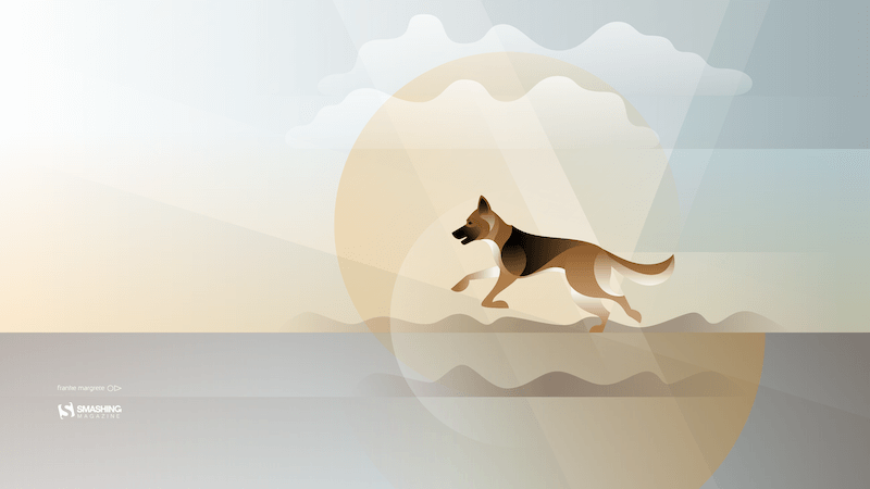 Running Through Autumn Mist