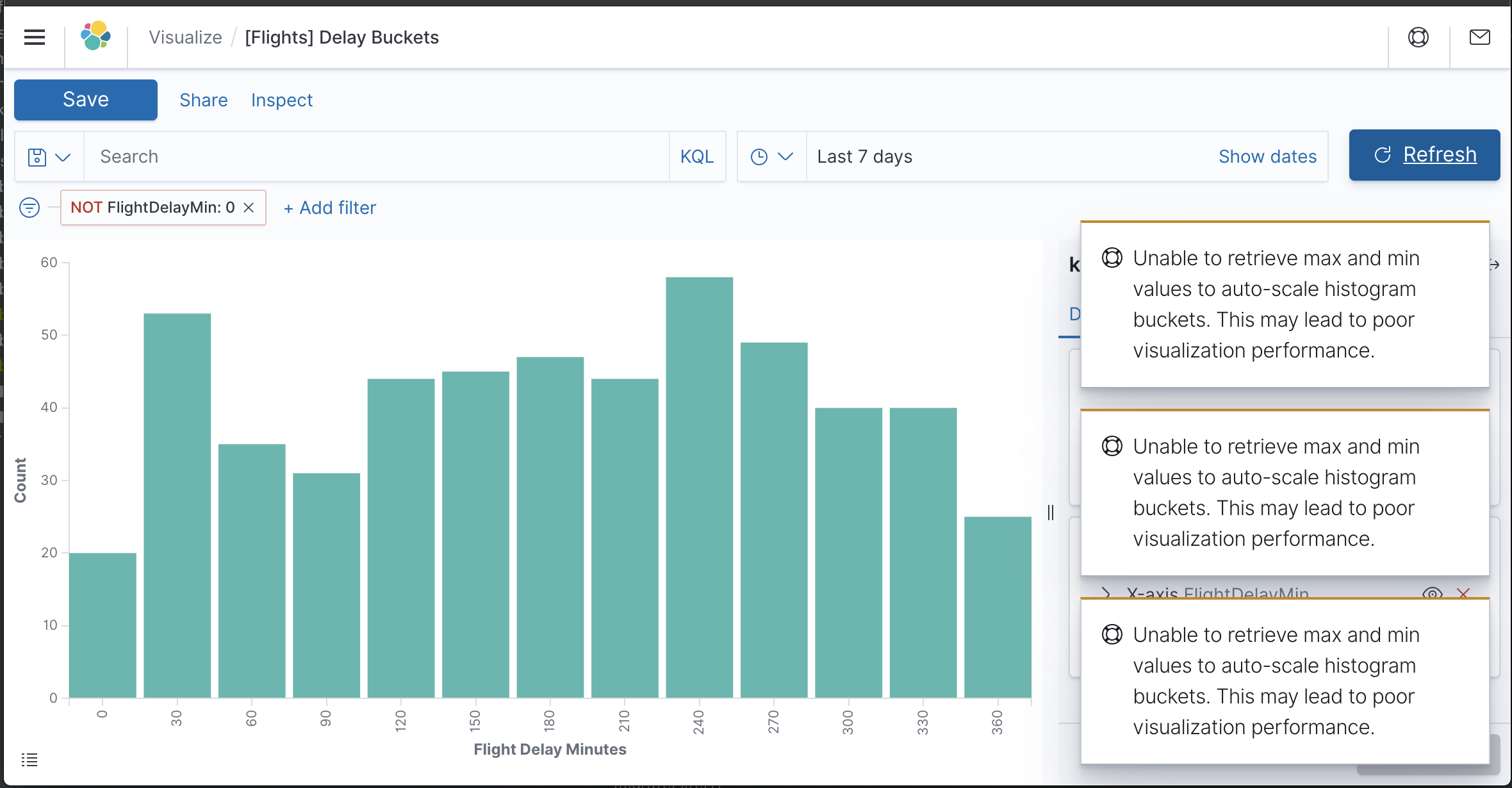 Examples of error messages appearing as toasts in complex UIs