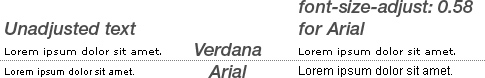 font-size-adjust