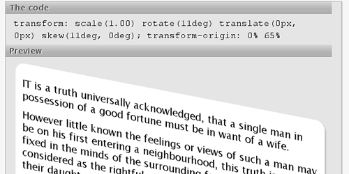Transforms on WestCiv