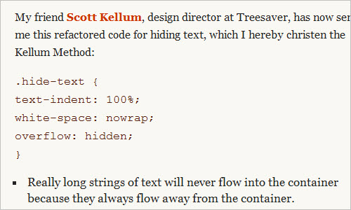 Replacing the -9999px hack (new image replacement)