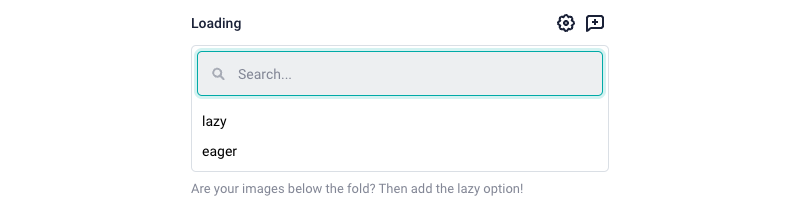 Loading single-option field with the options lazy and eager