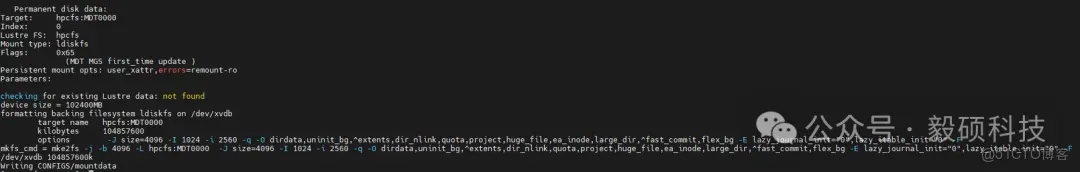  毅碩HPC | Lustre文件系統在HPC集羣中的部署實戰_部署_06