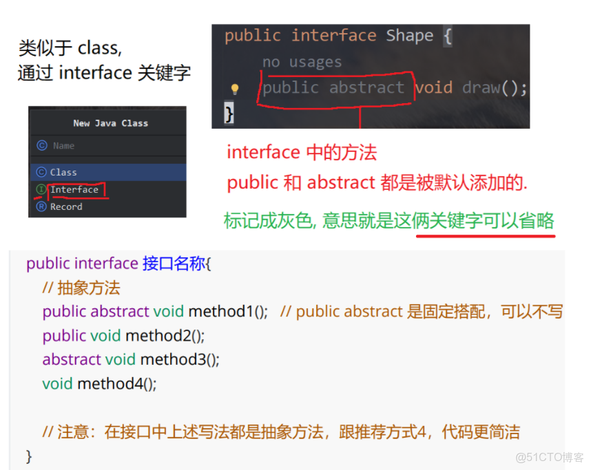 Java：009接口與抽象方法_#android_10