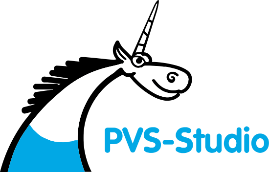 PVS-Studio 徽標：酷炫的獨角獸