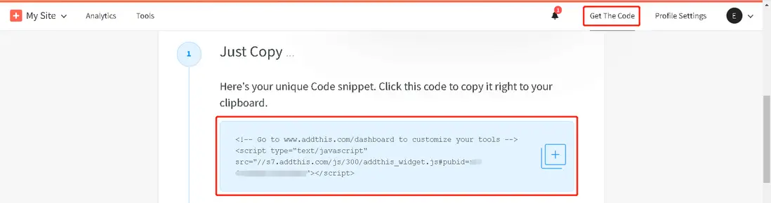 圖中的馬賽克，即為你的pub-id
