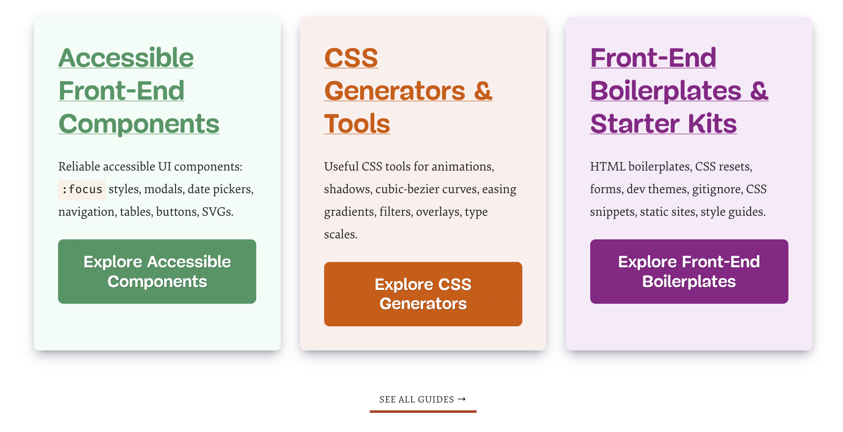 A screenshot from Smashing Magazine website