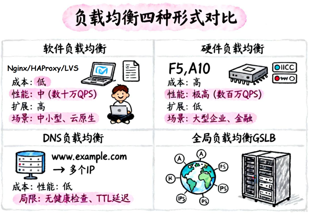 一篇讀懂分佈式架構下的負載均衡技術：分類、原理、算法、常見方案等 -_負載均衡_02