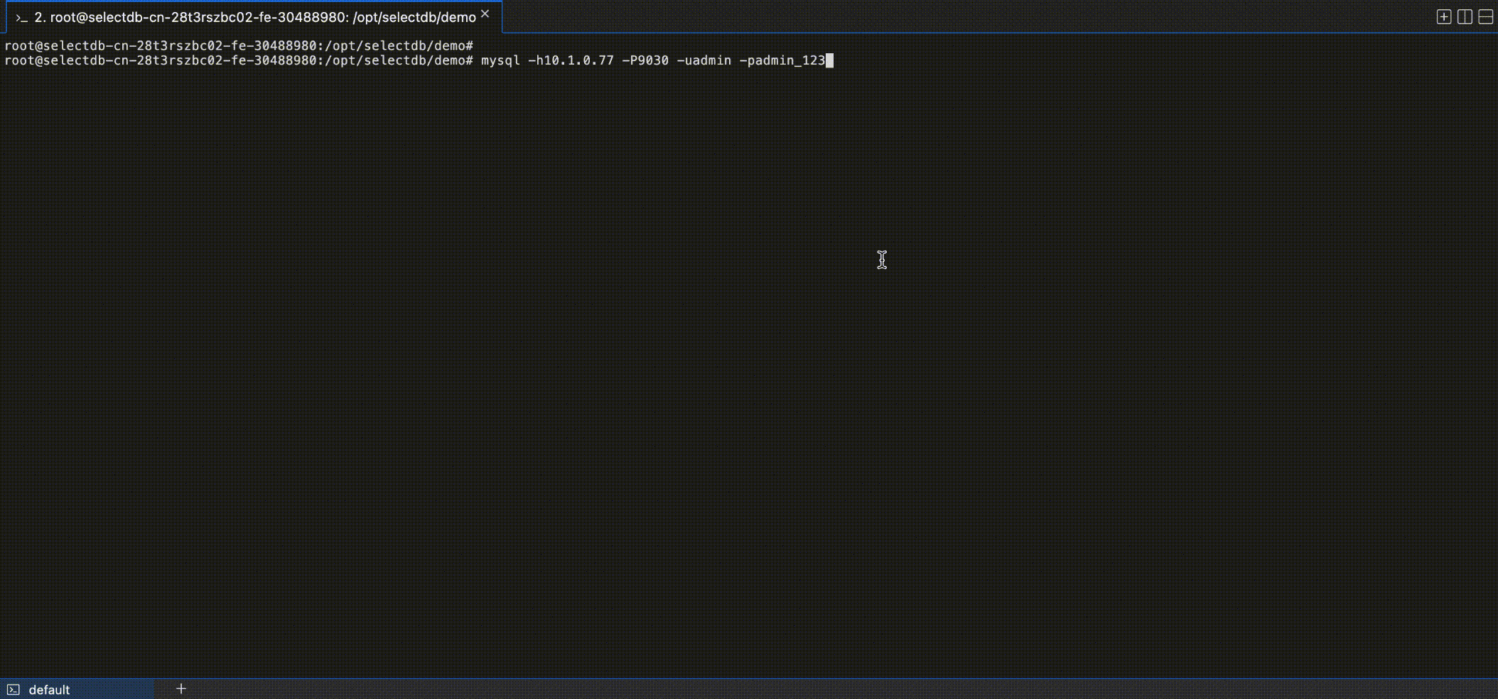 初識 SelectDB 多集羣-2.gif