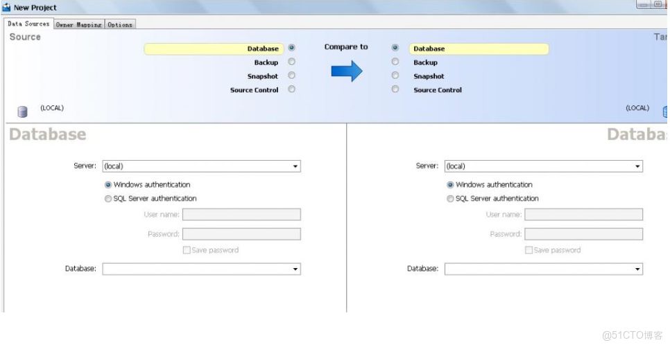 sql server比對兩個查詢結果的差異 sqlserver對比兩個數據庫_sql server_03