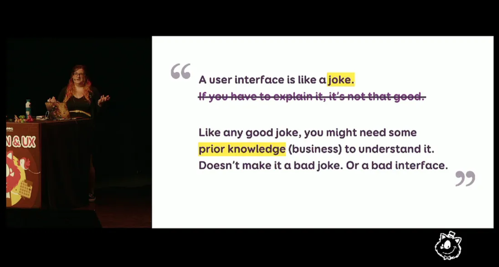 Steph Walter on stage