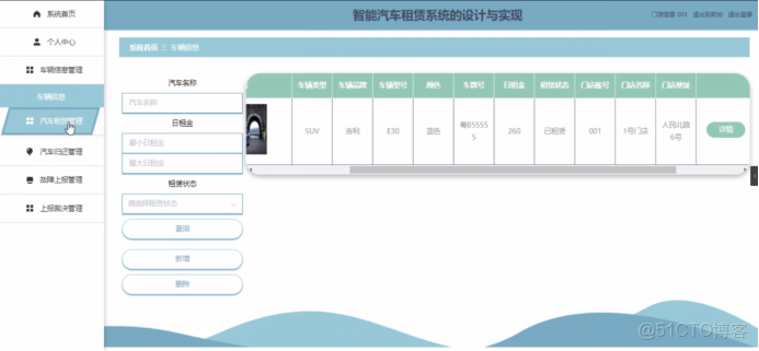 基於springboot的汽車租賃管理系統的設計與實現_租車管理系統前端_#spring boot_21