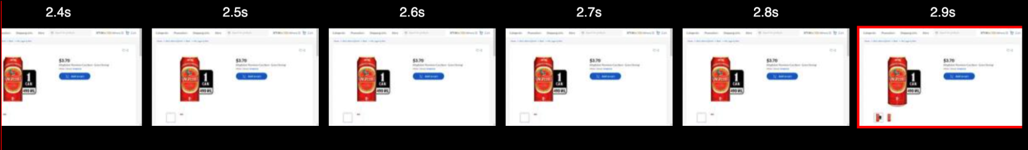 test to see which element at which point in time caused a layout shift