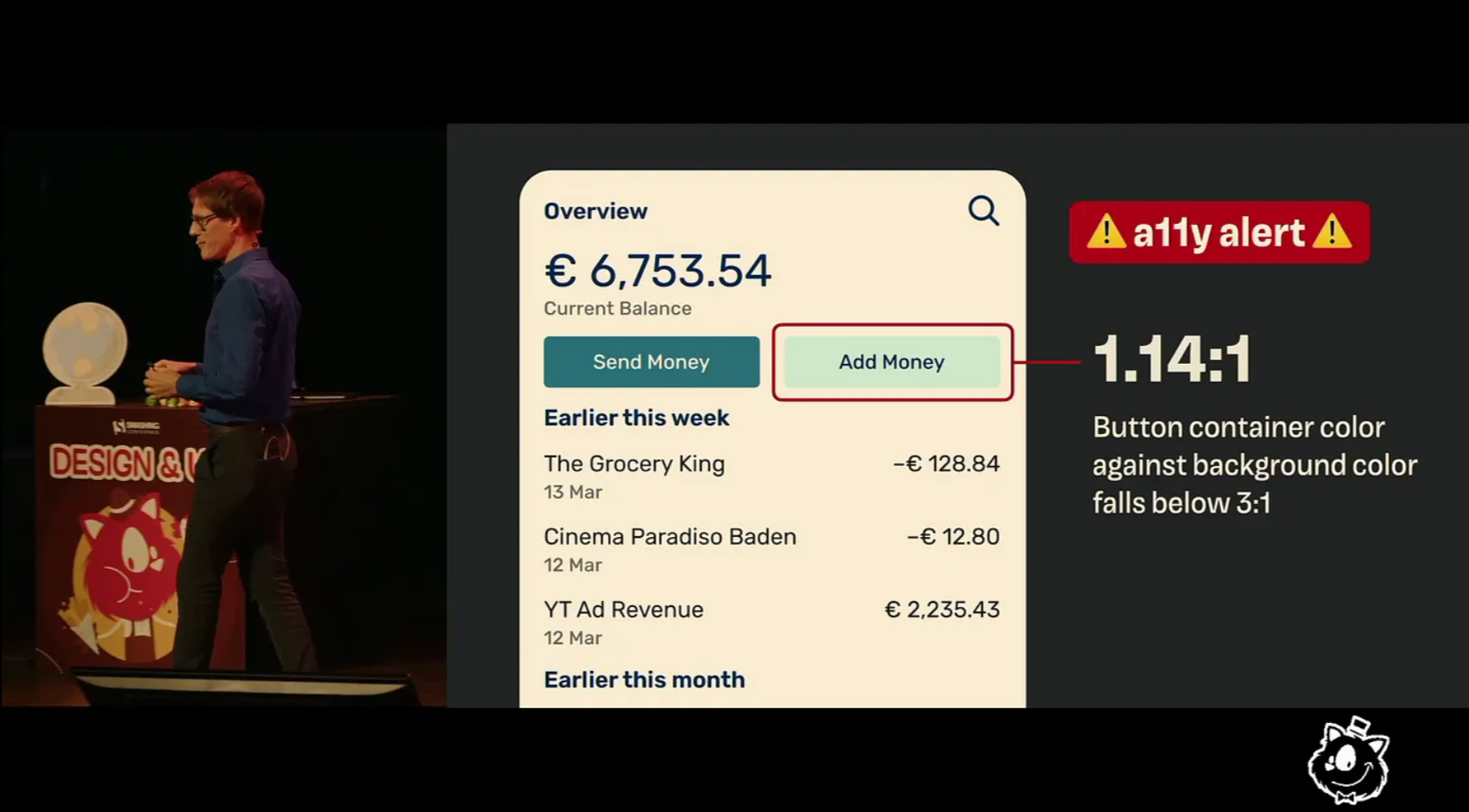 Oliver Schöndorfer on stage