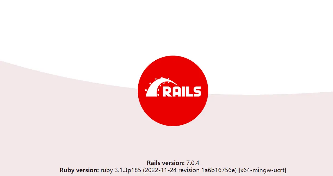 ruby on rails運行成功