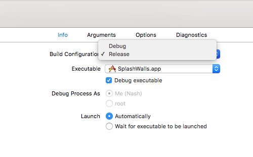 Change build configuration to Release.
