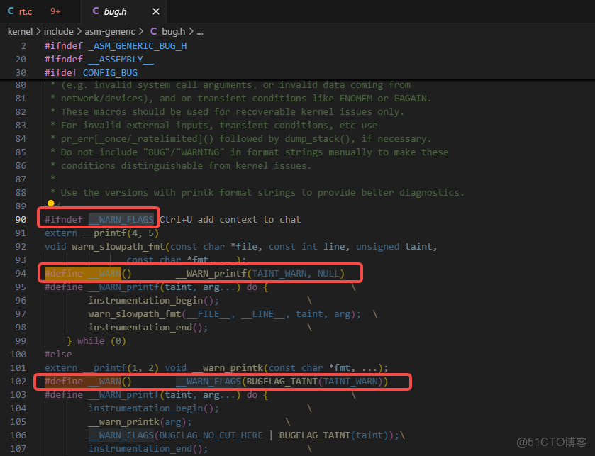 Linux內核之BUG_ON()和WARN_ON()_linux warn_字符串_07