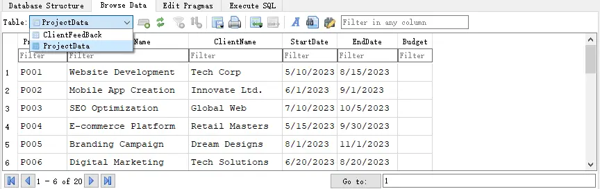 Java導入Excel文件數據到數據庫結果