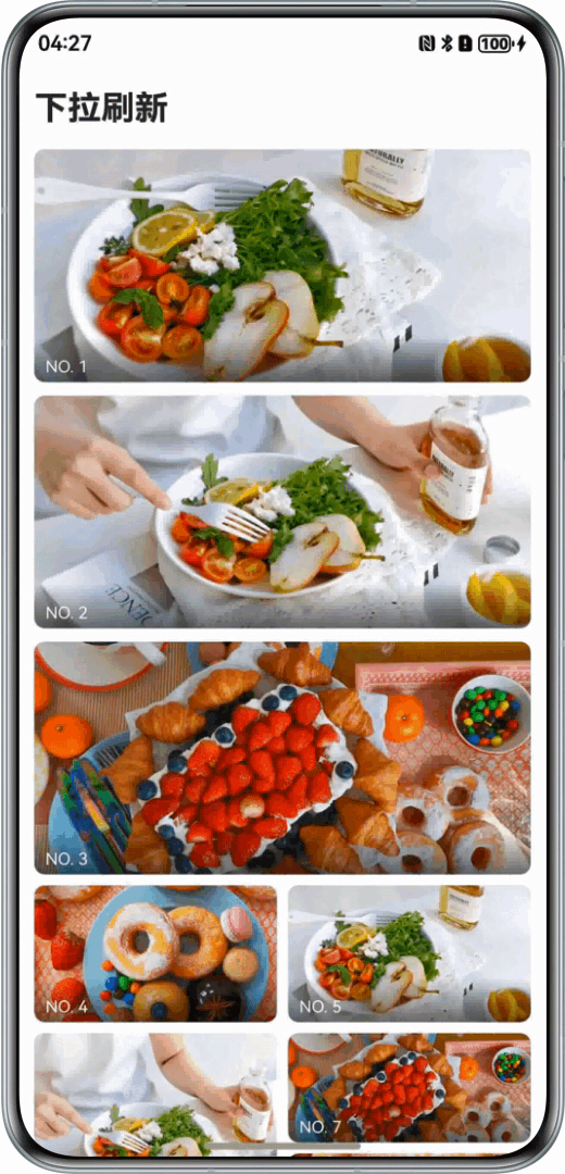 鴻蒙學習實戰之路 - 瀑布流操作實現_數據_03