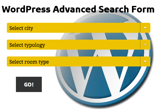 Advanced search form