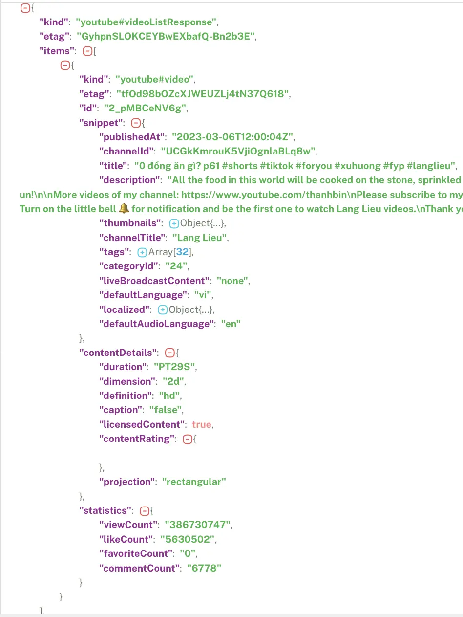 詳情接口返回數據