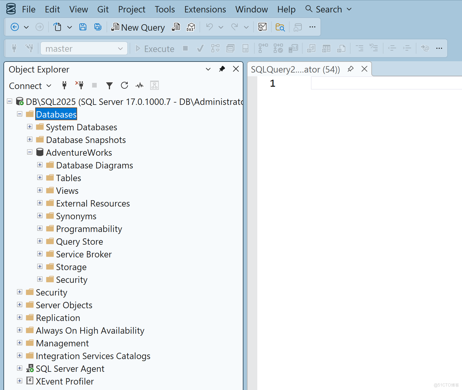 SQL Server Management Studio