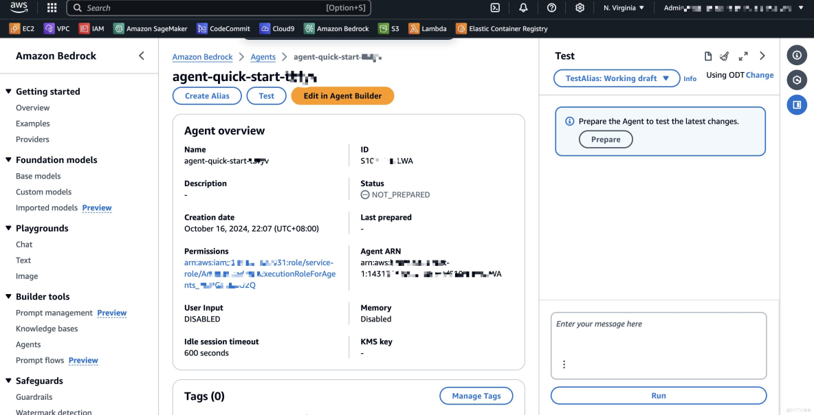 十月第一篇【AI落地應用實戰】基於 Amazon Bedrock、Agents、Rekognition 構建家庭智慧安防方案_Amazon_11