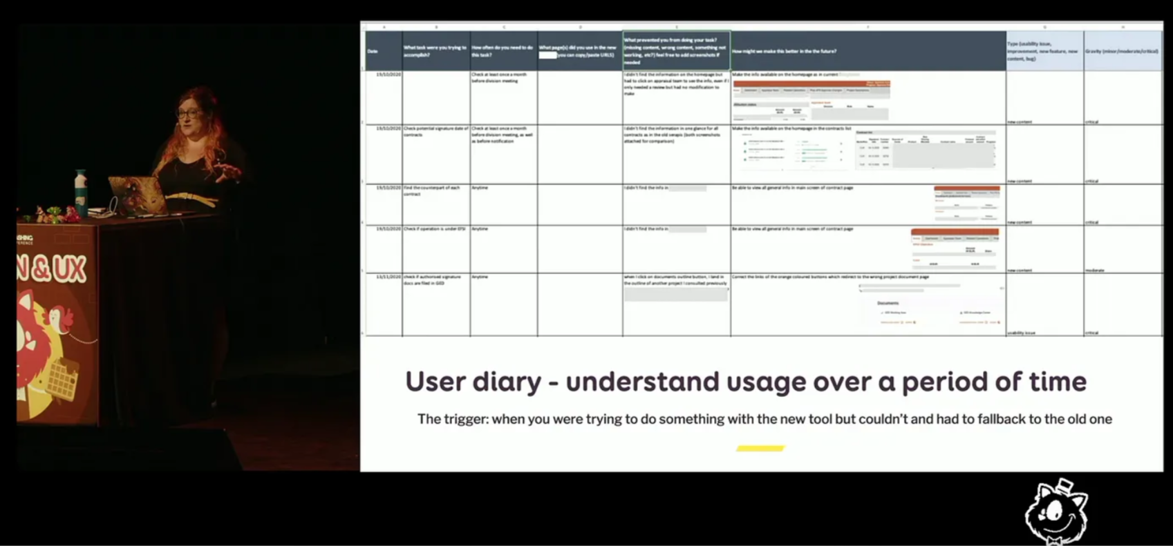 Steph Walter on stage