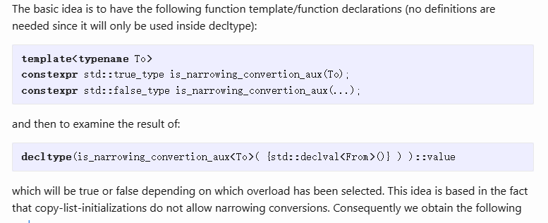 narrowing conversion