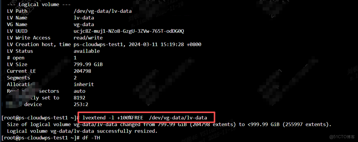 centos系統新掛載了一塊硬盤，怎麼加到當先邏輯卷中_邏輯卷_03