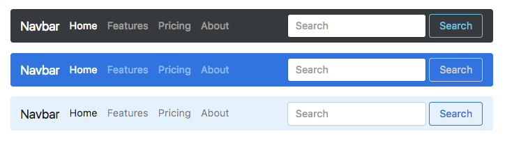 Bootstrap's nav demonstrated.