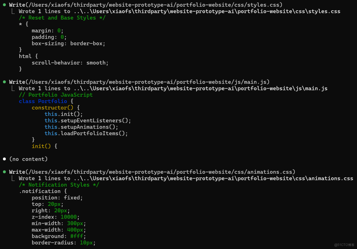 AI Ping：大模型 API 開發神器！統一接口 + 智能路由，藉助GLM-4.6高質量生成專業作品集網站_開發者_09