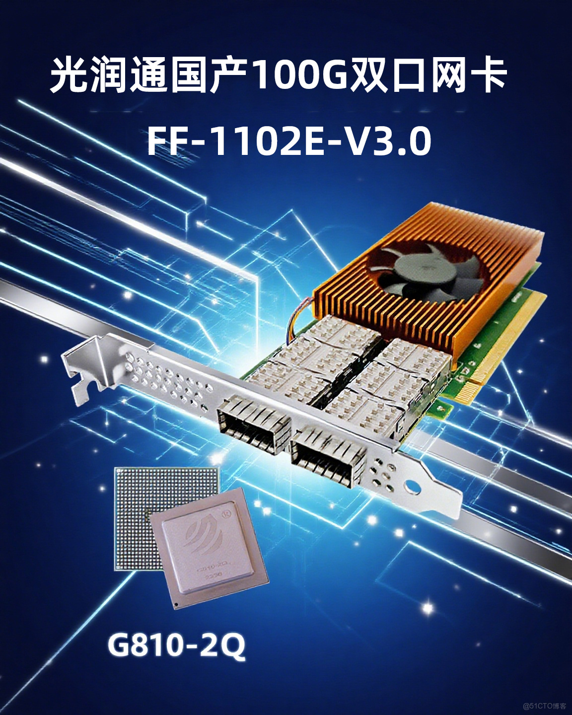 提速利器實測：光潤通100G雙口網卡，性能拉滿還穩定！_100G網卡