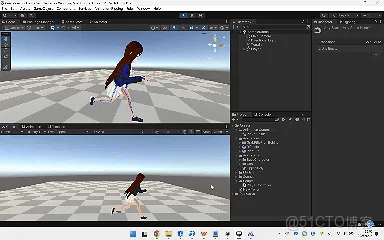 【Unity3D實例-功能-拔槍】角色拔槍（二）分割上身和下身_unity_12