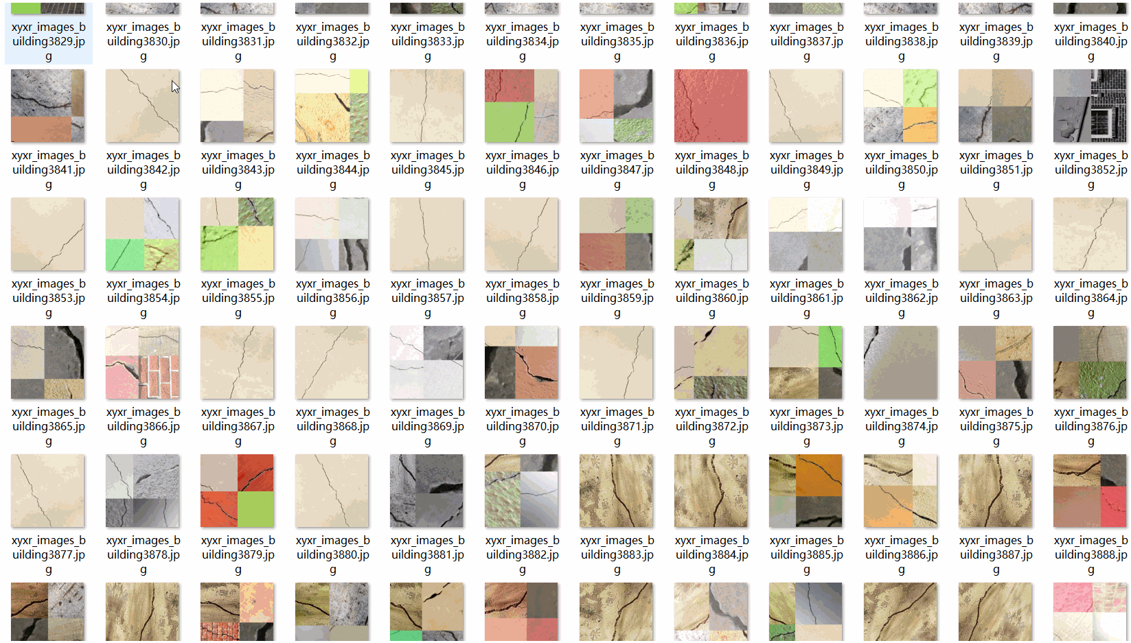 建築牆面缺陷檢測數據集7374張VOC+YOLO格式_建築牆面缺陷_02