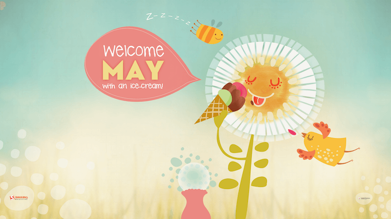 Welcome May With An Ice Cream!