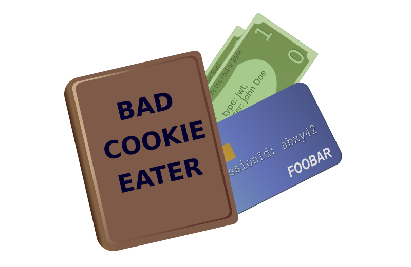 An iconic wallet containing a session id and a JWT