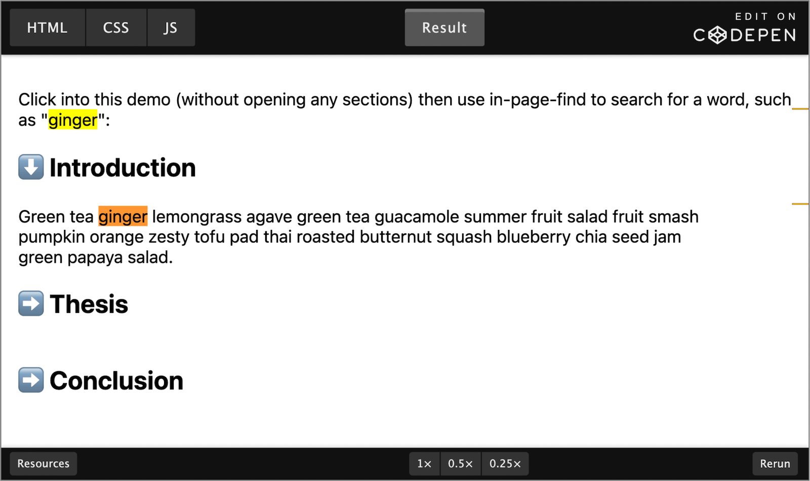 Making Hidden Content Searchable