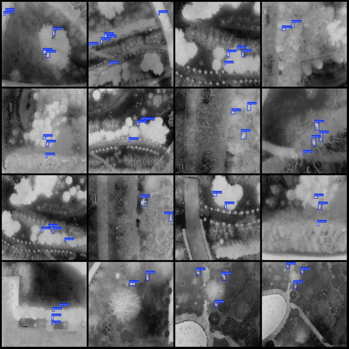 無人機視角紅外圖像人員搜救檢測數據集VOC+YOLO格式19863張1類別_數據集_03