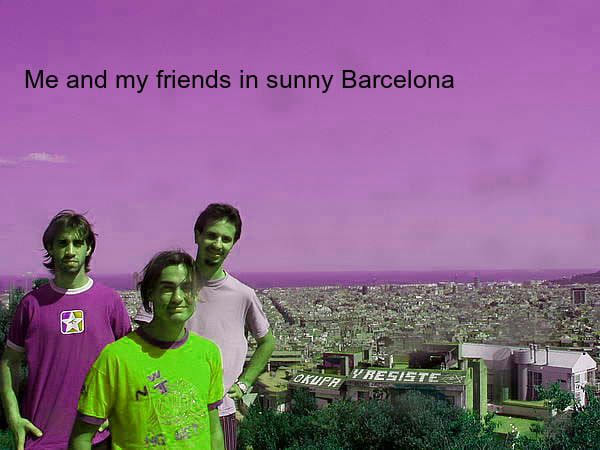 Placing an overlay text on the image