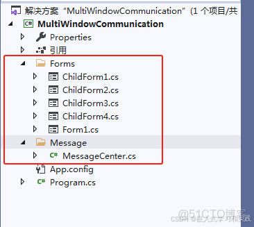 完整教程：C# WinForms 多窗口交互通信的示例-主窗口子窗口交互通信_子窗口