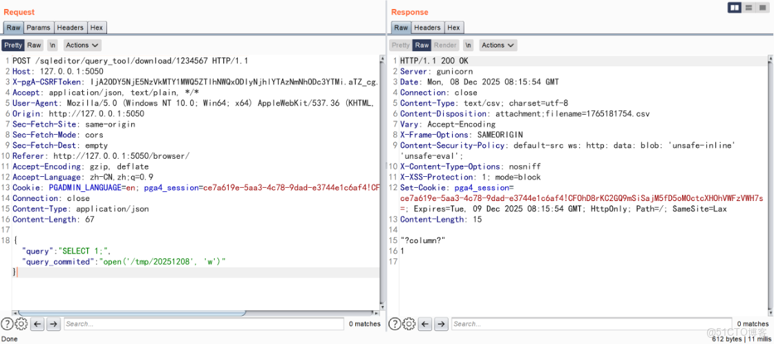 PostgreSQL管理工具pgAdmin 4中XSS漏洞的發現和利用-_json_07
