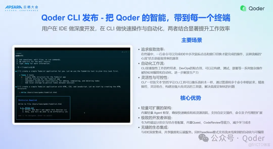 Qoder CLI 開啓邀測：把 Qoder 的智能帶到每一個終端_工作流程_02