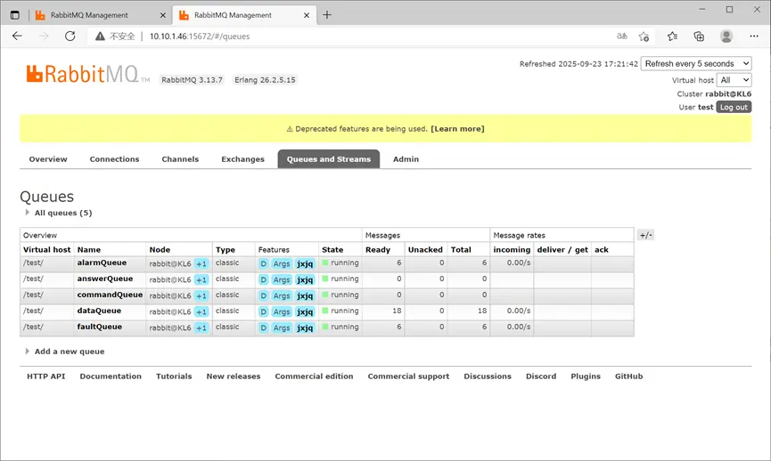 雙機恢復隊列狀態